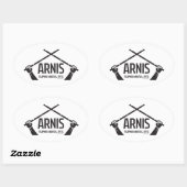 Arnis astig ovale sticker (Vel)
