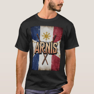 Arnis Filipijnse Vechtkunst Vintage T-shirt Escrim