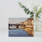 Arno, Florence, Briefkaart van Italië (Staand voorkant)