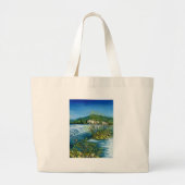 ARNO RIVER AT ROVEZZANO Florence Italië Grote Tote Bag (Voorkant)