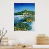 ARNO RIVER AT ROVEZZANO Florence Italië Poster (Keuken)