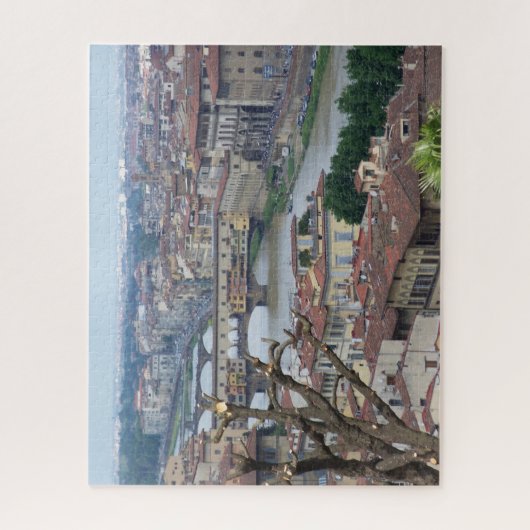 Arno River en Ponte Vecchio Legpuzzel (Verticaal)