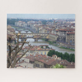 Arno River en Ponte Vecchio Legpuzzel
