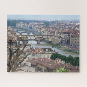 Arno River en Ponte Vecchio Legpuzzel