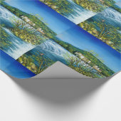 ARNO RIVER IN ROVEZZANO Florence Tuscany Landscape Cadeaupapier (Hoek)