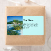 ARNO RIVER IN ROVEZZANO Florence Tuscany Landscape Etiket (Insitu)