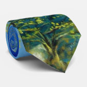 ARNO RIVER IN ROVEZZANO Florence Tuscany Landscape Stropdas (Opgerold)