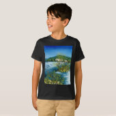 ARNO RIVER IN ROVEZZANO Florence Tuscany Landscape T-shirt (Voorkant volledig)