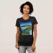 ARNO RIVER IN ROVEZZANO Florence Tuscany Landscape T-shirt (Voorkant volledig)