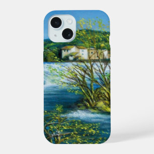 ARNO RIVIER BIJ ROVEZZANO Florence Toscane Landsch iPhone 15 Case