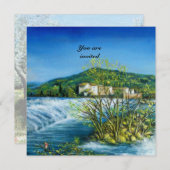 ARNO RIVIER ,FLORENCE TUSCANJE LANDSCHAP Invite Kaart (Voorkant / Achterkant)