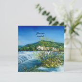 ARNO RIVIER ,FLORENCE TUSCANJE LANDSCHAP Invite Kaart (Staand voorkant)