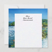 ARNO RIVIER ,FLORENCE TUSCANJE LANDSCHAP Uitnodigi Kaart (Achterkant)