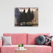 Arnold Böcklin - Het eiland der doden Canvas Afdruk (Insitu (Woonkamer))