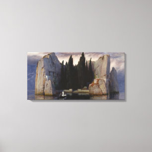 Arnold Böcklin - Het eiland der doden Canvas Afdruk