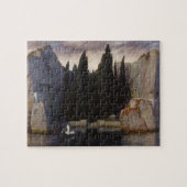 Arnold Böcklin - Het eiland der doden Legpuzzel (Horizontaal)