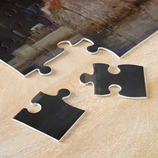 Arnold Böcklin - Het eiland der doden Legpuzzel (Zijkant)