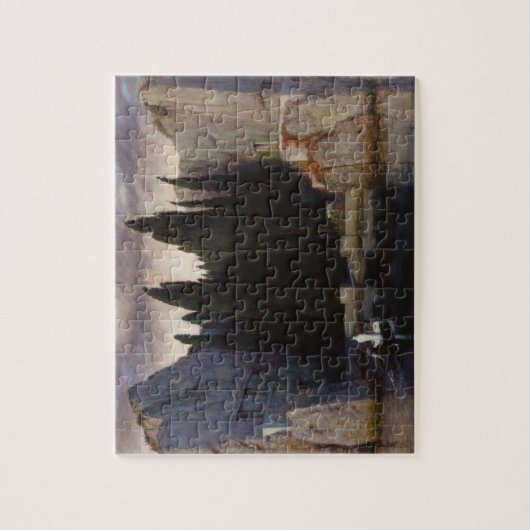 Arnold Böcklin - Het eiland der doden Legpuzzel (Verticaal)