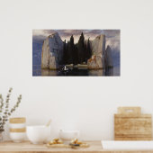 Arnold Böcklin - Het eiland der doden Poster (Keuken)