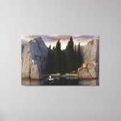 Arnold Bocklin - Het eiland van de doden (1883) Canvas Afdruk (Voorkant)