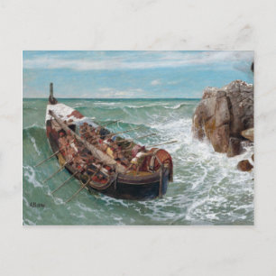 Arnold Böcklin Odysseus en Polyphemus Briefkaart