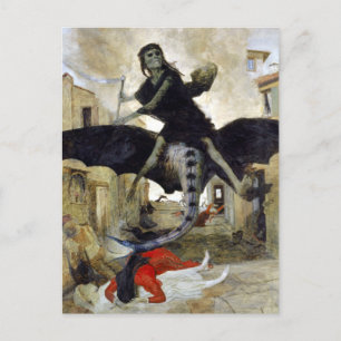 Arnold Böcklin The Plague Poster Briefkaart