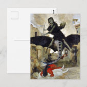 Arnold Böcklin The Plague Poster Briefkaart (Voorkant / Achterkant)
