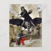 Arnold Böcklin The Plague Poster Briefkaart (Voorkant)