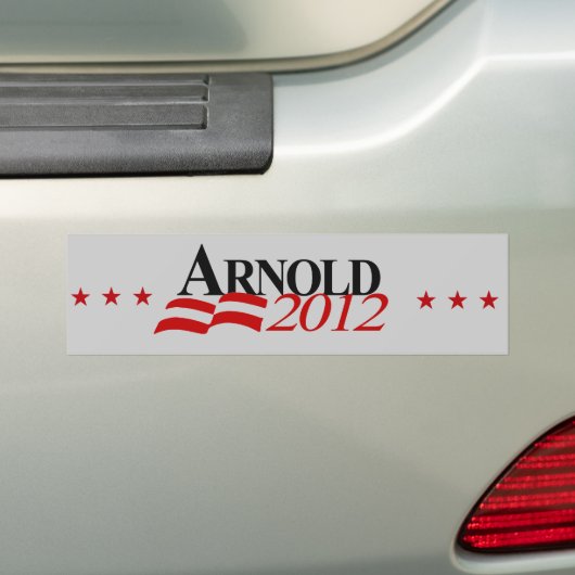 Arnold Bumpersticker (Op auto)