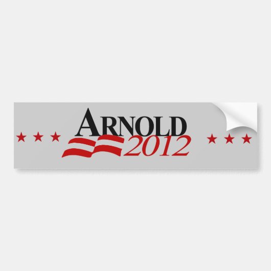 Arnold Bumpersticker (Voorkant)