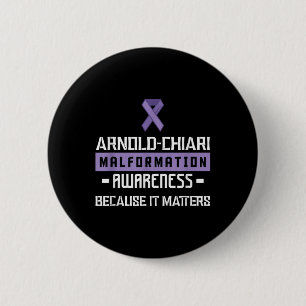 Arnold Chiari: bewustzijn van misvormingsstrijders Ronde Button 5,7 Cm