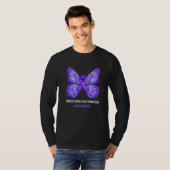Arnold Chiari Malformation Awareness Month Purple  T-shirt (Voorkant volledig)