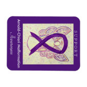 Arnold-Chiari Malformation Awareness Ribbon Magnet Magneet (Horizontaal)