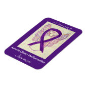Arnold-Chiari Malformation Awareness Ribbon Magnet Magneet (Linkerzijde)