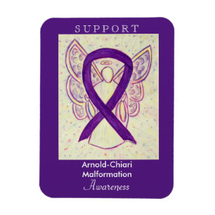 Arnold-Chiari Malformation Awareness Ribbon Magnet Magneet