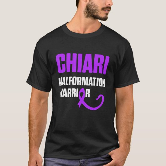 Arnold Chiari Malformation Warrior Fight Awareness T-shirt (Voorkant)