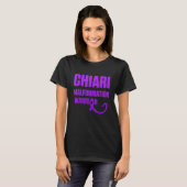 Arnold Chiari Malformation Warrior Fight Awareness T-shirt (Voorkant volledig)