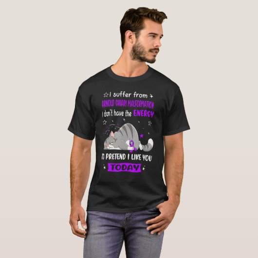 Arnold Chiari Malformation Warrior I suffer from a T-shirt (Voorkant volledig)