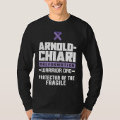 Arnold Chiari Malformation Warrior Protector Aware T-shirt (Voorkant)