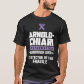 Arnold Chiari Malformation Warrior Protector Aware T-shirt (Voorkant)