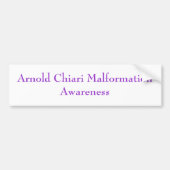 Arnold Chiari MalformationBewustheid Bumpersticker (Voorkant)