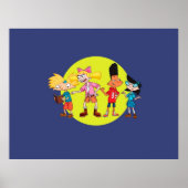 Arnold en vrienden Hey Poster (Voorkant)