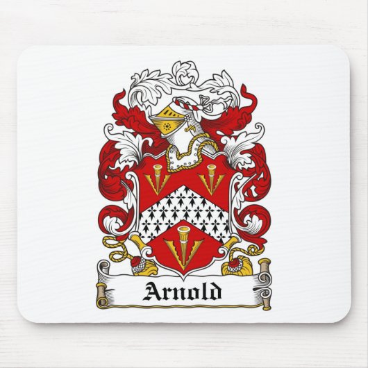 ARNOLD FAMILY CREST - ARNOLD COAT WAPENS MUISMAT (Voorkant)