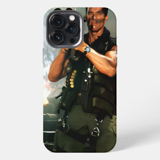 Arnold Funny iPhone Hoesje (Achterkant)