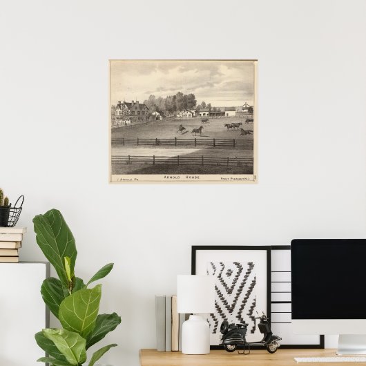 Arnold House, Point Pleasant, NJ Poster (Thuiskantoor)