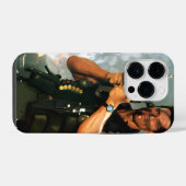 Arnold met Arm Bazooka iPhone Hoesje (Achterkant horizontaal)