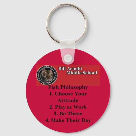Arnold Middle School - Visfilosofie Sleutelhanger (Voorkant)