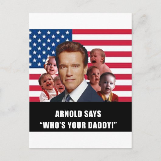 Arnold Says Briefkaart (Voorkant)