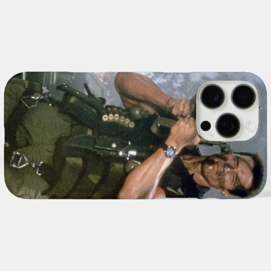 Arnold Schwarzeneger Raketschot Case-Mate iPhone Case (Achterkant (horizontaal))