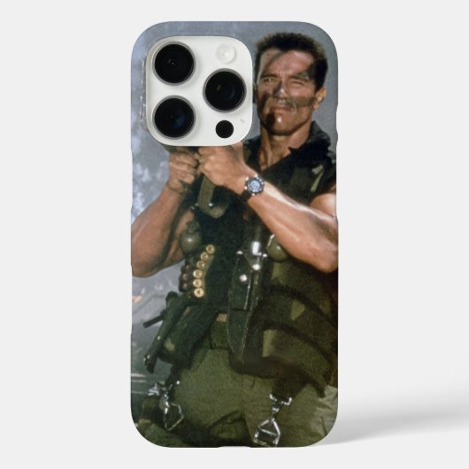 Arnold Schwarzeneger Raketschot Case-Mate iPhone Case (Achterkant)